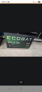 2 stuks Ecobat AGM 100ah deepcycle accu's, Watersport en Boten, Ophalen, Motor en Techniek