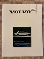 Volvo 240 brochure 1985, Verzenden, Zo goed als nieuw, Volvo