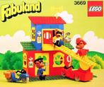 Lego 3669 + originele bouwinstructies, Fire & Police Station, Complete set, Gebruikt, Lego, Ophalen