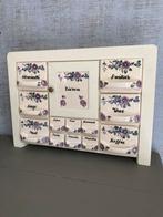 Vintage brocante kruidenkastje Delft i.z.g.s., Ophalen