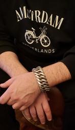 Zilveren Buddha to Buddha armband XLChain 30mm, Ophalen of Verzenden, Gebruikt, Zilver, Zilver