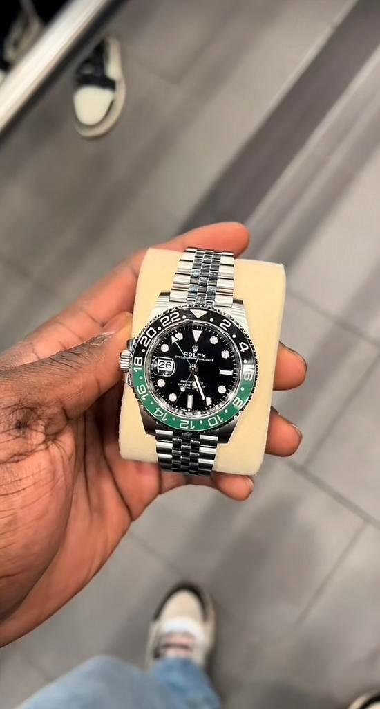 Rolex GMT master II sprite, Sieraden, Tassen en Uiterlijk, Horloges | Antiek, Overige merken, Staal, Ophalen of Verzenden