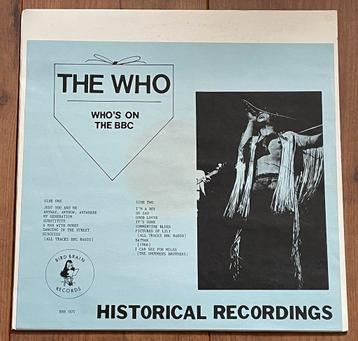 The Who - Who's On The BBC lp / '87 bootleg, EXCELLENT beschikbaar voor biedingen