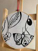 Wanddecoratie zwart-wit zeefdruk illustratie atelier, Huis en Inrichting, Woonaccessoires | Schilderijen, Tekeningen en Foto's