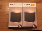 Set wandlampen 4 stuks, Ophalen of Verzenden, Zo goed als nieuw, E27 (groot), Led-lamp