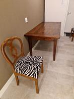 Eiken tafel met 6 stoelen, Huis en Inrichting, Complete eetkamers, Ophalen, Gebruikt, Eigentijds, 4 tot 6 stoelen