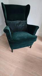 Ikea Strandmon groen fateuil, Huis en Inrichting, Fauteuils, Ophalen, Zo goed als nieuw