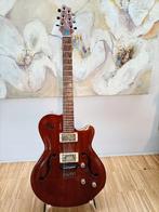 Godin Montreal Mahagony semi hollow jazzgitaar, Ophalen, Gebruikt, Hollow body, Overige merken
