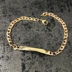 14k gouden armband naam graveren, Ophalen of Verzenden, Nieuw, Goud