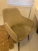 Mooie velvet stoel - weinig gebruikt, Huis en Inrichting, Fauteuils, Minder dan 75 cm, Ophalen of Verzenden, Zo goed als nieuw