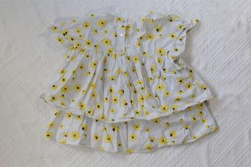 Apart damesshirt.Gele bloemetjes.Mt XS.Merk Zara Trafaluc beschikbaar voor biedingen