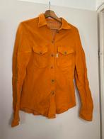 Dames vintage corduroy blouse maat S, Oranje, Ophalen of Verzenden, Zo goed als nieuw, Vintage