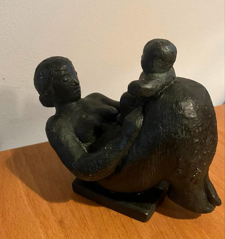 Frank Letterie - Geborgen Begin - Replica, Antiek en Kunst, Kunst | Beelden en Houtsnijwerken, Ophalen