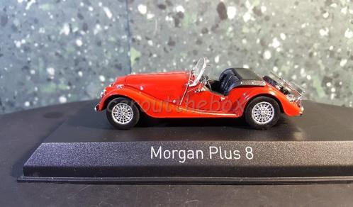 Morgan Plus 8 rood 1:43 Norev, Hobby en Vrije tijd, Modelauto's | 1:43, Nieuw, Auto, Norev, Verzenden