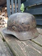 Duitse Helm WOII - Repro Plaatje, Verzamelen, Ophalen of Verzenden, Landmacht, Duitsland, Helm of Baret