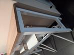 Tafel en 2 barstoelen, Huis en Inrichting, Tafels | Eettafels, Ophalen, 100 tot 150 cm, 50 tot 100 cm, Zo goed als nieuw