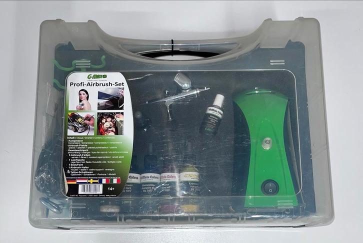 Nieuwe Airbrush Set Compleet, Hobby en Vrije tijd, Schilderen, Nieuw, Airbrush en Toebehoren, Ophalen