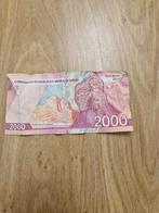 Oezbeekse 2000 Som Bankbiljet, Ophalen, Euro's, Los biljet