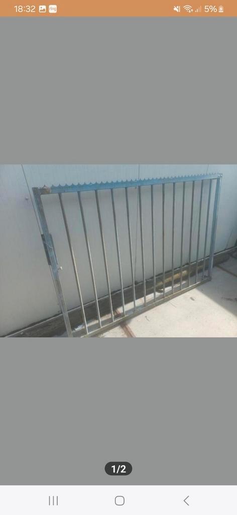 Heras hekwerk stuk, Tuin en Terras, Tuinhekken en Hekwerk, Zo goed als nieuw, IJzer, Ophalen of Verzenden