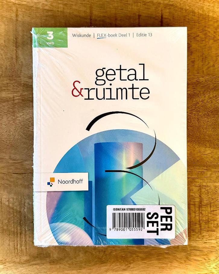 Getal & Ruimte 3 VWO Deel 1 & Deel 2. Wiskunde 13e editie., Boeken, Schoolboeken, Nieuw, Wiskunde B, VWO, Ophalen of Verzenden