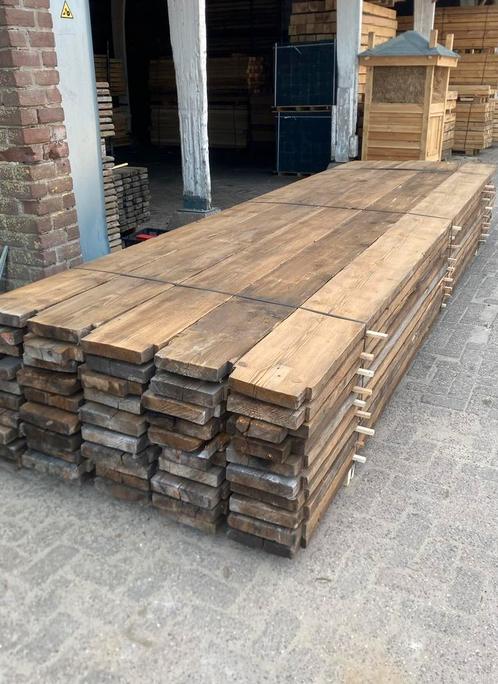 Vloer planken uit boederij, Tuin en Terras, Palen, Balken en Planken, Planken, 250 cm of meer, Ophalen
