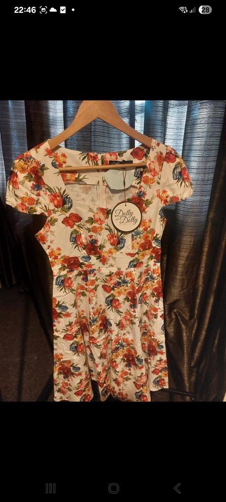 Dolly and Dotty Vintage Jurk - Maat 38 - Nieuw!, Kleding | Dames, Jurken, Nieuw, Maat 38/40 (M), Ophalen of Verzenden