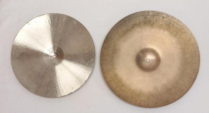 Twee Grote Merkloze Bekkens, Muziek en Instrumenten, Overige Muziek en Instrumenten, Gebruikt, Ophalen