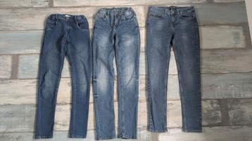 3 jeans / spijkerbroeken maat 164 beschikbaar voor biedingen