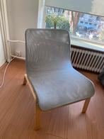 Ikea Nolmyra Grijze stoel/armchair, Ophalen, Gebruikt, Minder dan 75 cm, 50 tot 75 cm