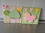 2 HOUTEN SCHILDERIJTJES GRATIS OPHALEN, Ophalen, Minder dan 50 cm, Nieuw, Schilderij