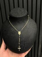 Prachtige 14k gouden rozenkralen ketting, Sieraden, Tassen en Uiterlijk, Kettingen, Ophalen of Verzenden, Zo goed als nieuw, Goud