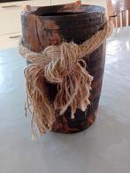 Te koop Nepalese pot, Ophalen of Verzenden, Gebruikt, Rond, Hout