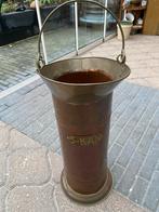 Koperen Vintage Decoratie Set: Helmkit, Haardstel & Litermaa, Huis en Inrichting, Ophalen, Gebruikt