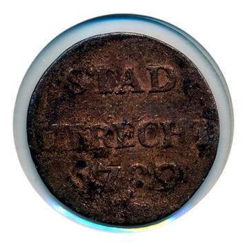 Utrecht Duit 1789 beschikbaar voor biedingen