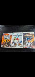 Wii Spelletjes: Mario Kart, Sonic, Guitar Hero, Ophalen of Verzenden