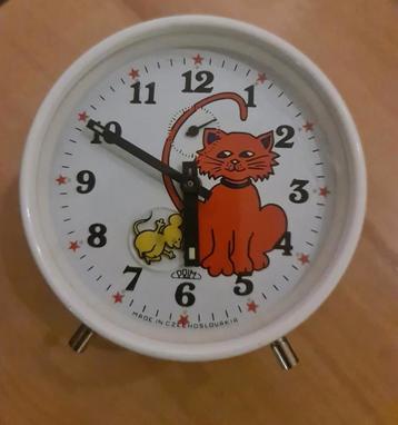 vintage wekker, merk Prim beschikbaar voor biedingen