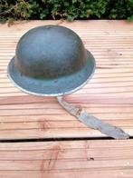 Engelse brodie helm Afrika/Italië -Europa, Ophalen of Verzenden, Landmacht, Engeland, Helm of Baret