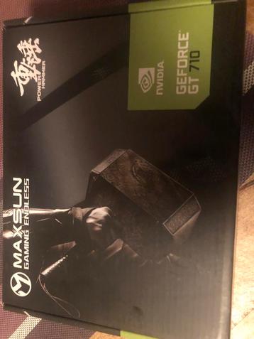 Maxsun Nvidia geoforce gt-710 1gb silent gfx card beschikbaar voor biedingen
