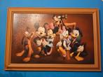 Disney Schilderij met Mickey Mouse en Vrienden, Antiek en Kunst, Ophalen