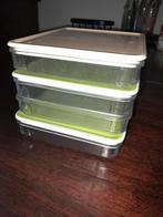 Vintage mepal rosti bakjes groen beige, Ophalen of Verzenden