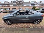 Peugeot 206 1.6 16V CC 2006 Grijs, Auto's, Peugeot, Voorwielaandrijving, Metallic lak, 4 cilinders, Cabriolet
