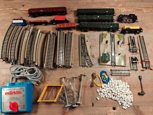 Märklin set diverse trein, spoor en toebehoren, Hobby en Vrije tijd, Modeltreinen | H0, Zo goed als nieuw, Wisselstroom, Märklin