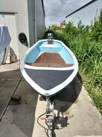 Super compleet visbootje inc trailer vaarklaar, Watersport en Boten, Vis- en Consoleboten, Ophalen, Gebruikt, Tot 10 pk, 3 tot 6 meter