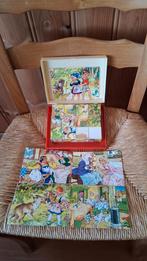 Jaren 70 blokkendoos met sprookjes, Verzamelen, Ophalen, Gebruikt