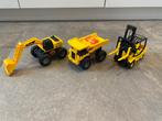 heftruck, kiepwagen en graafmachine met geluid, Ophalen of Verzenden, Gebruikt