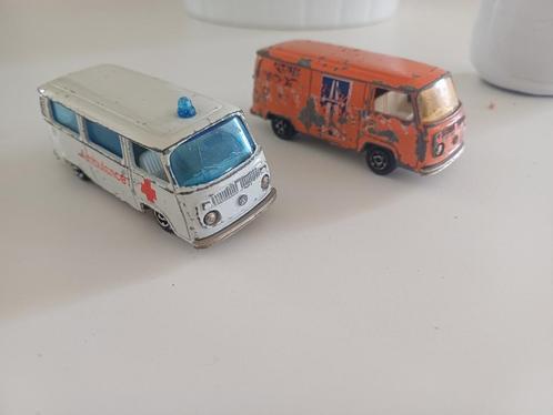 2x majorette vw busje, Hobby en Vrije tijd, Modelauto's | Overige schalen, Gebruikt, Auto, Ophalen of Verzenden
