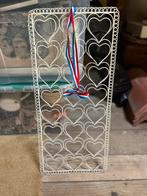 Brocante Kaartenrek met Hartjes, Ophalen of Verzenden, Gebruikt