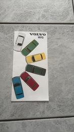 Volvo 142/144/145/164/1800ES 1972 folder, Boeken, Auto's | Folders en Tijdschriften, Ophalen of Verzenden, Zo goed als nieuw, Volvo
