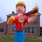 Abraham klusser / timmerman feestpop (1 t/m 99) te huur!!, Ophalen of Verzenden, Zo goed als nieuw, Abraham of Sarah
