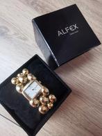 Alfex gouden horloge dames swiss made goud watch vrouwen, Overige merken, Ophalen of Verzenden, Zo goed als nieuw, Goud